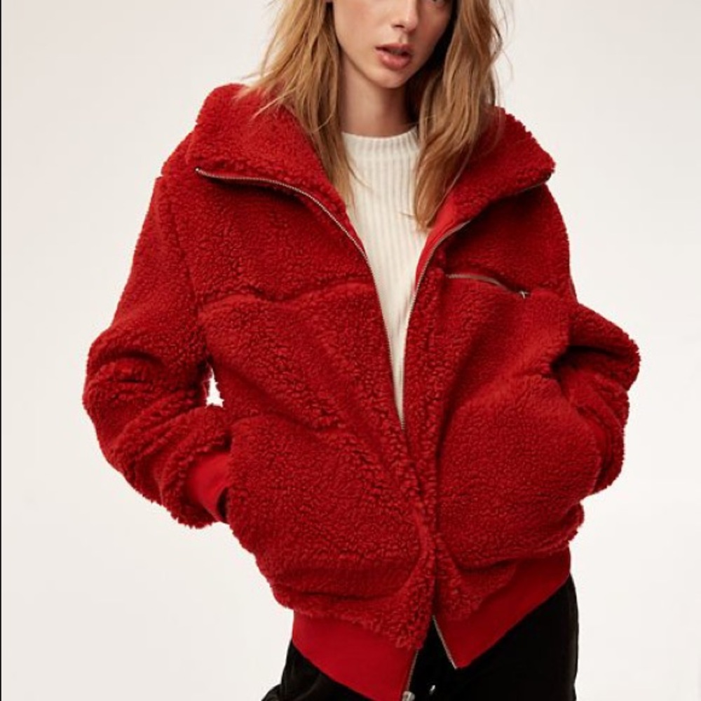 Aritizia Wilfred Free Teddy Jacket